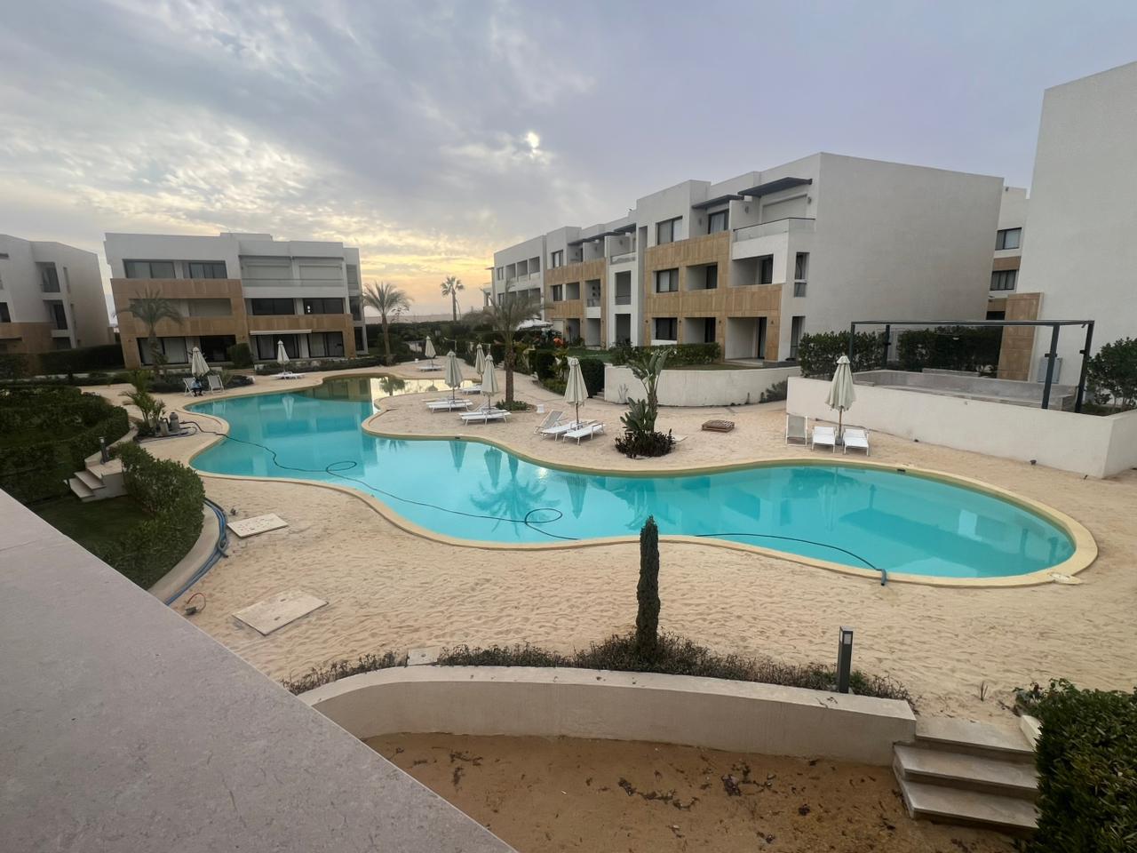 أرخص شاليه ريسيل غرفتين وعلى لاجوون بأزها السخنه