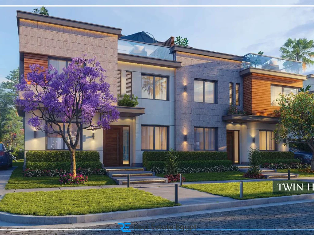 تاون هاوس كورنر للبيع في أزار جاهزة للسكن بالتقسيط