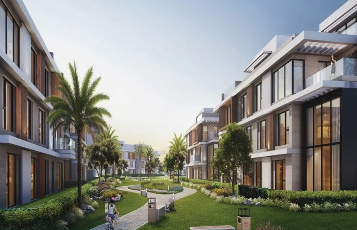 شقة ارضي للبيع  ذا استيتس نيو زايد متشطبة بالكامل