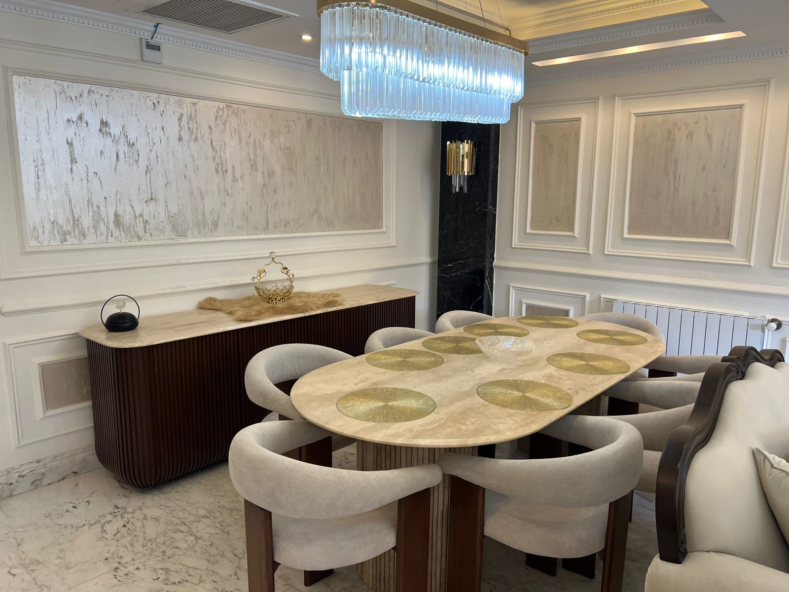 توين هاوس 4غرف للايجار المفروش في كمبوند ميفيدا