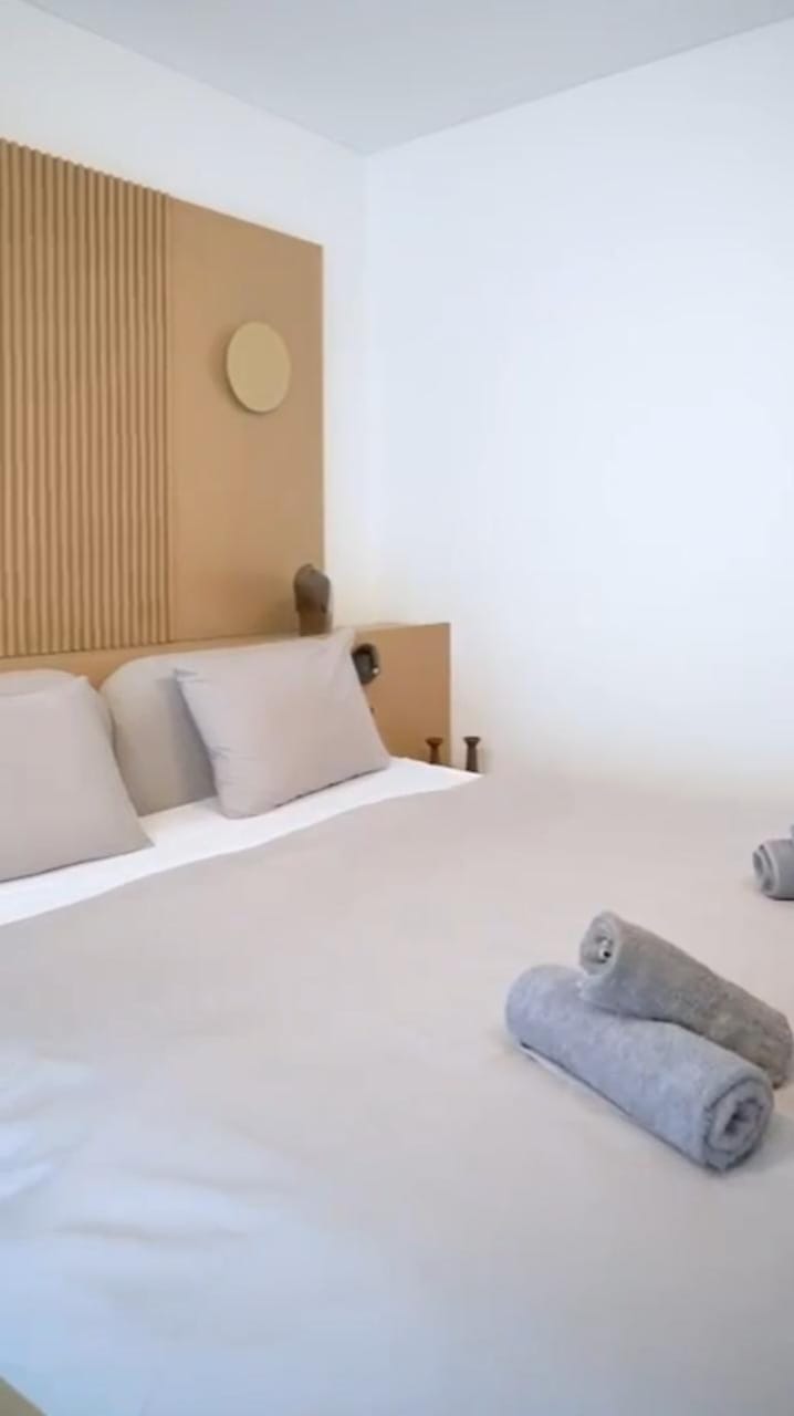 شقة غرفتين بجاردن للايجار المفروش ليك فيو