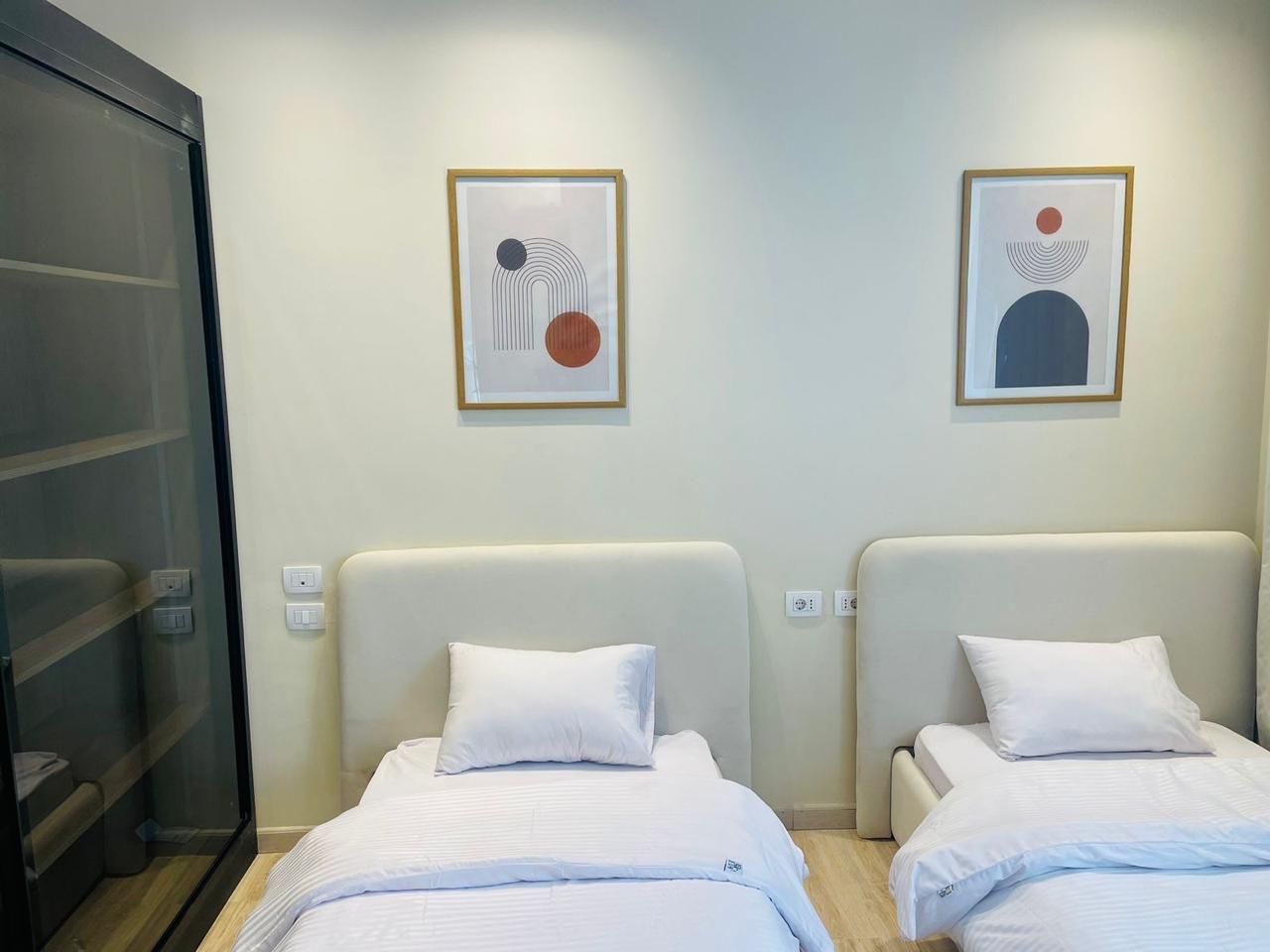 شقة مودرن غرفتين 144م للإيجار المفروش في ليك فيو