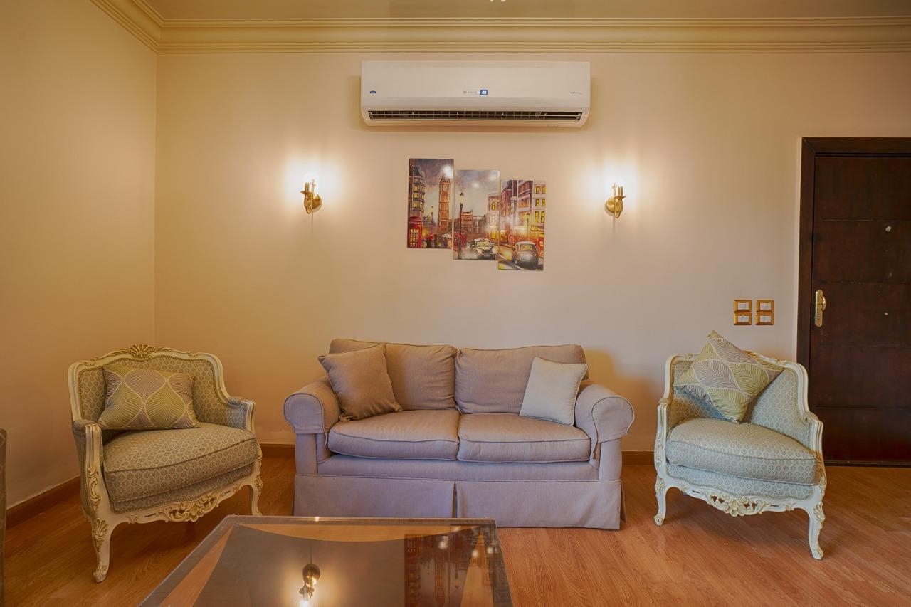 شقة غرفتين للايجار المفروش في كمبوند فيلدج