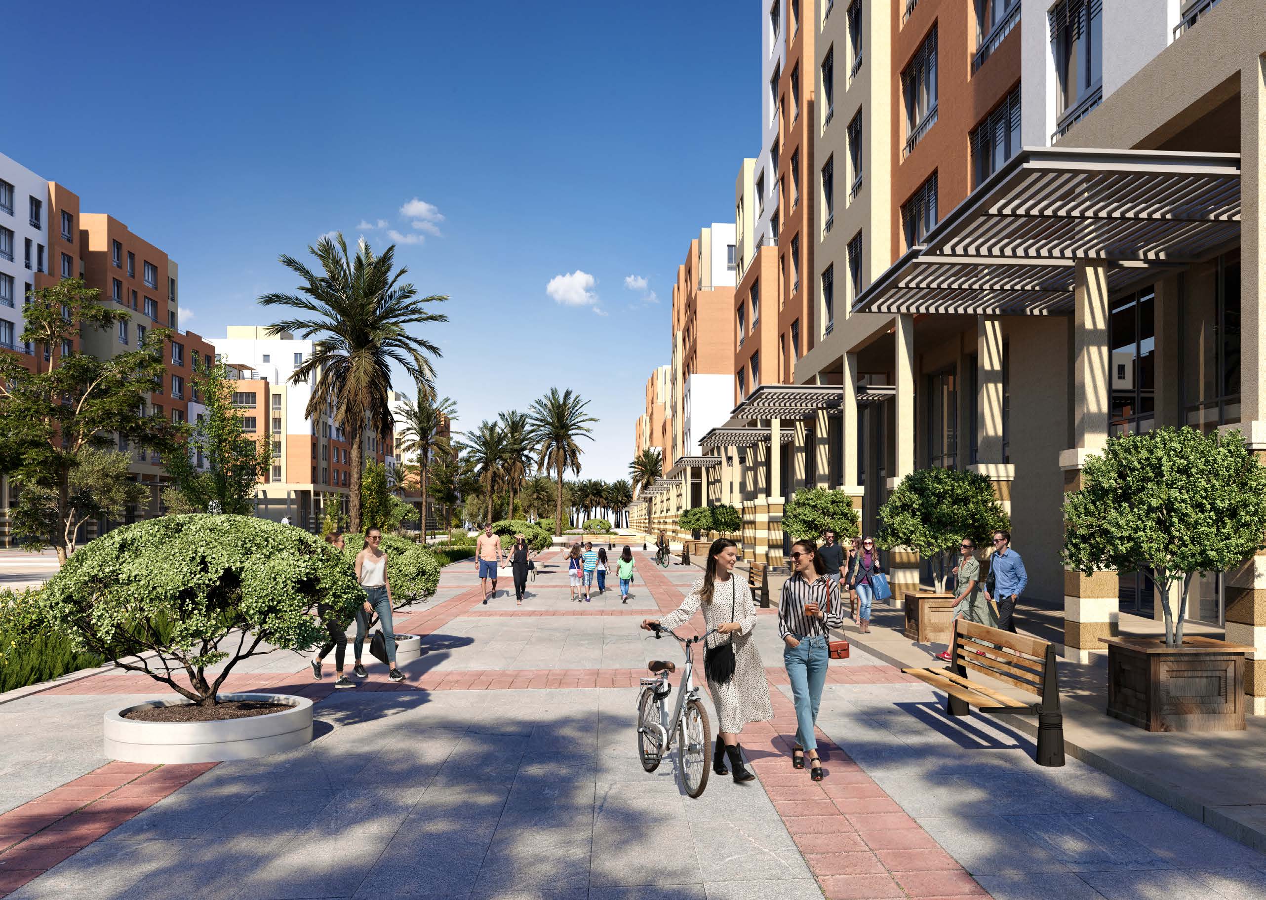 مكتب للبيع في ممشى افينيوز في العاصمة الإدارية الجديدة 109 م