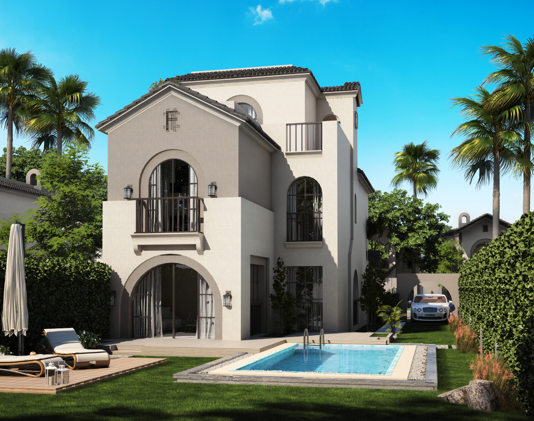 فيلا للبيع في سراي ٣ غرف في القاهرة الجديدة  175 م