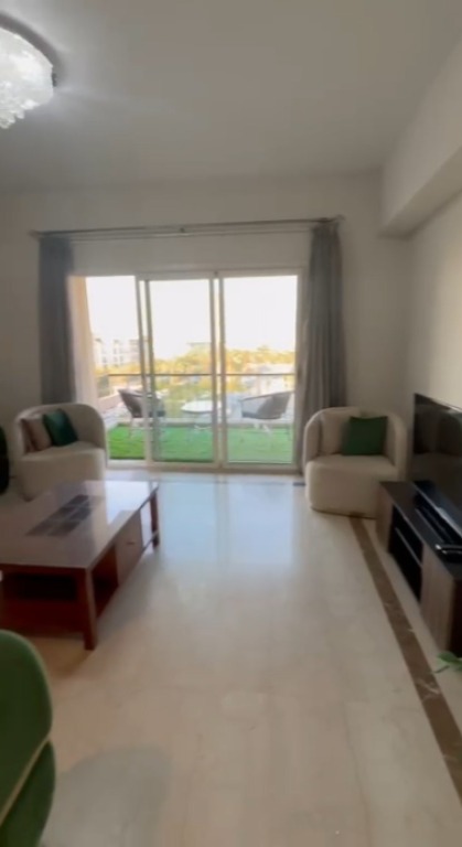 furnished apartment for rent in cfc-Lake & swimming pool view