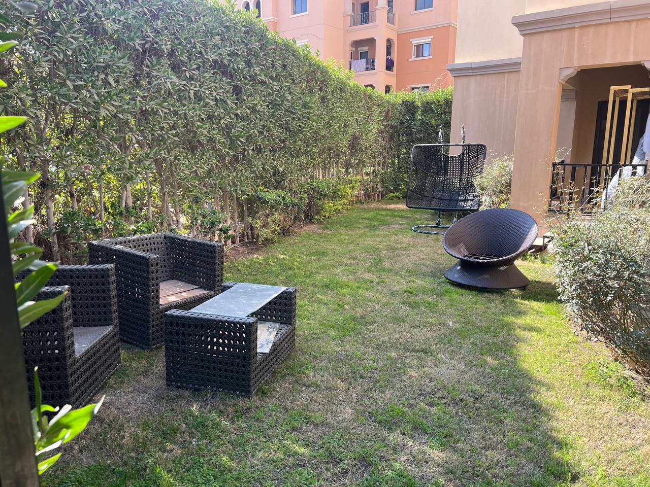 Furnished Apartment With Graden For Rent in Mivida