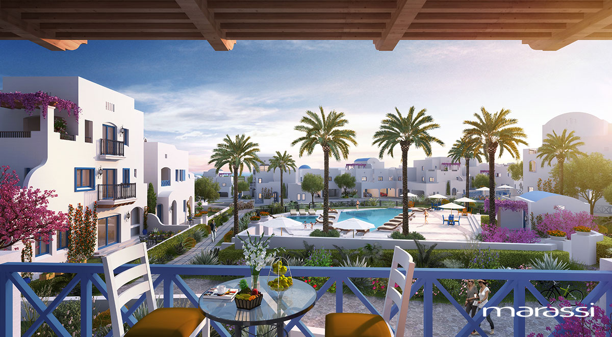 Chalet for Sale in The Greek Village – Marassi | 128 m² | Fully Finished |