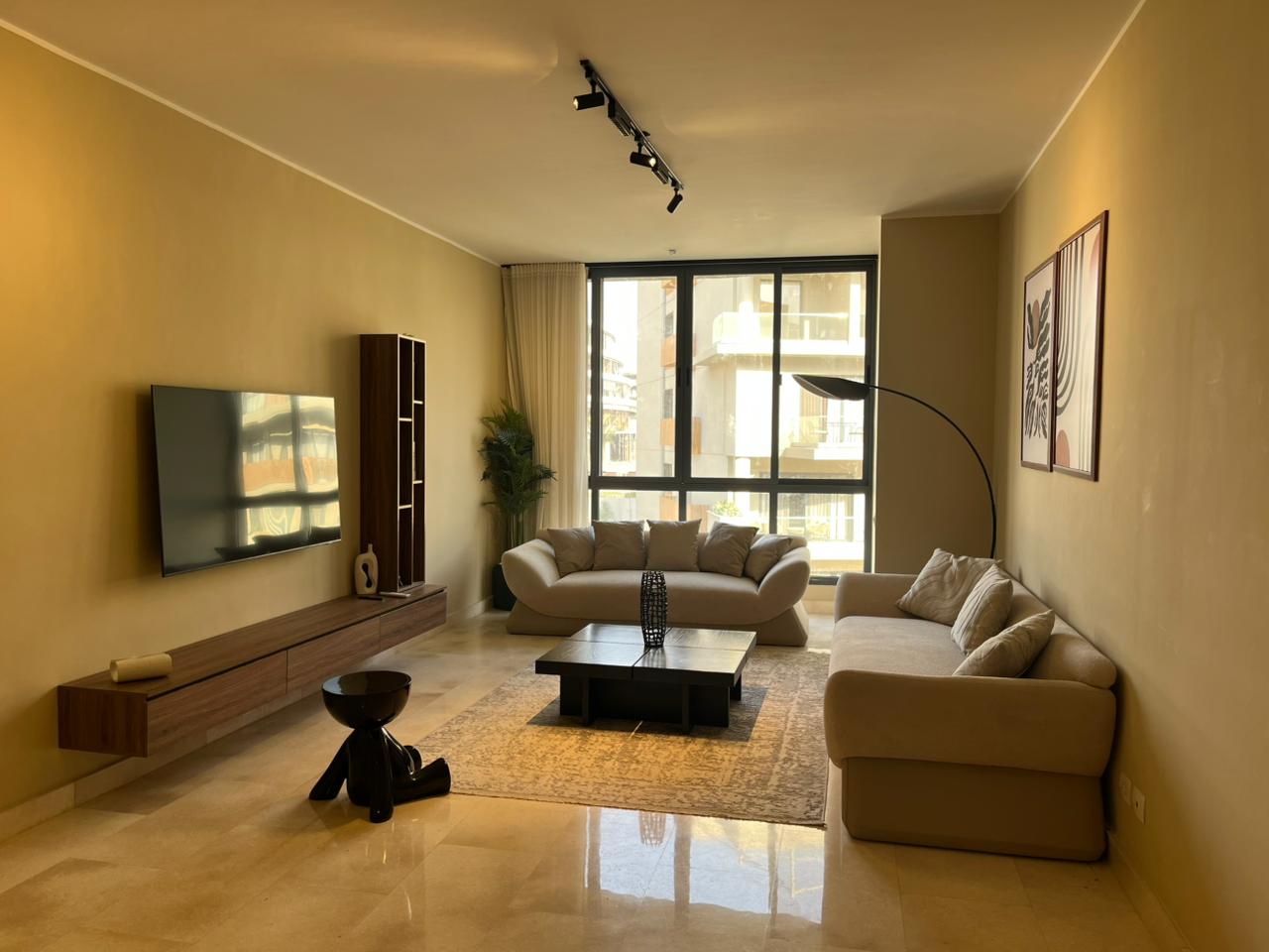 شقة غرفتين للايجار المفروش مودرن في فيليت