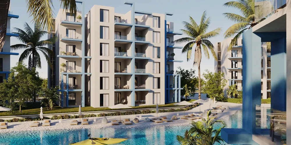 شقة للبيع في فوكا باي | رأس الحكمة | غرفة واحدة | تشطيب كامل