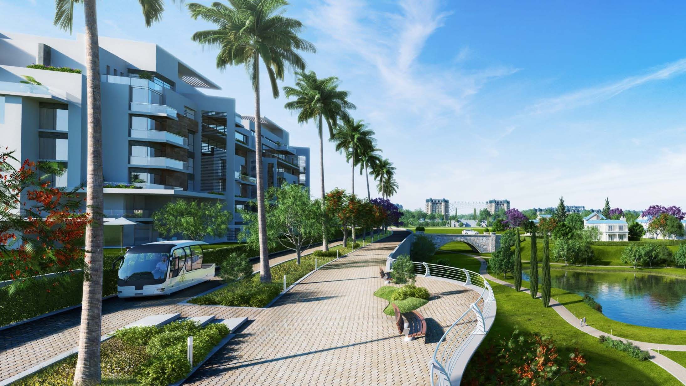 فيلا 5 غرف للبيع في كلوب بارك – إي سيتي نيو كايرو | 520 م² | بدون تشطيب