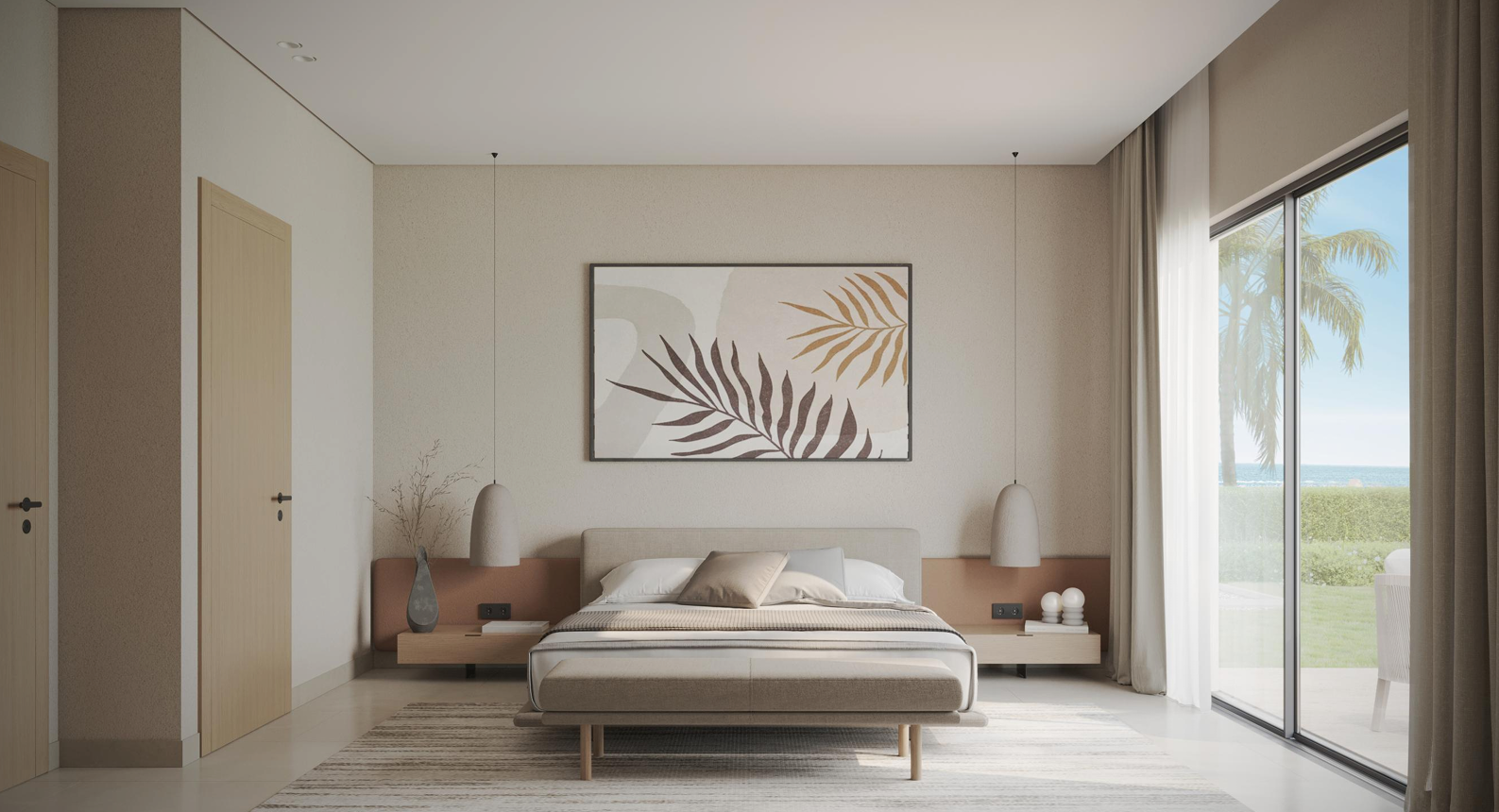 شقة للبيع في برانديد ريزيدنس – سيلفر ساندز | غرفتين نوم | تشطيب كامل | سيدي حنيش