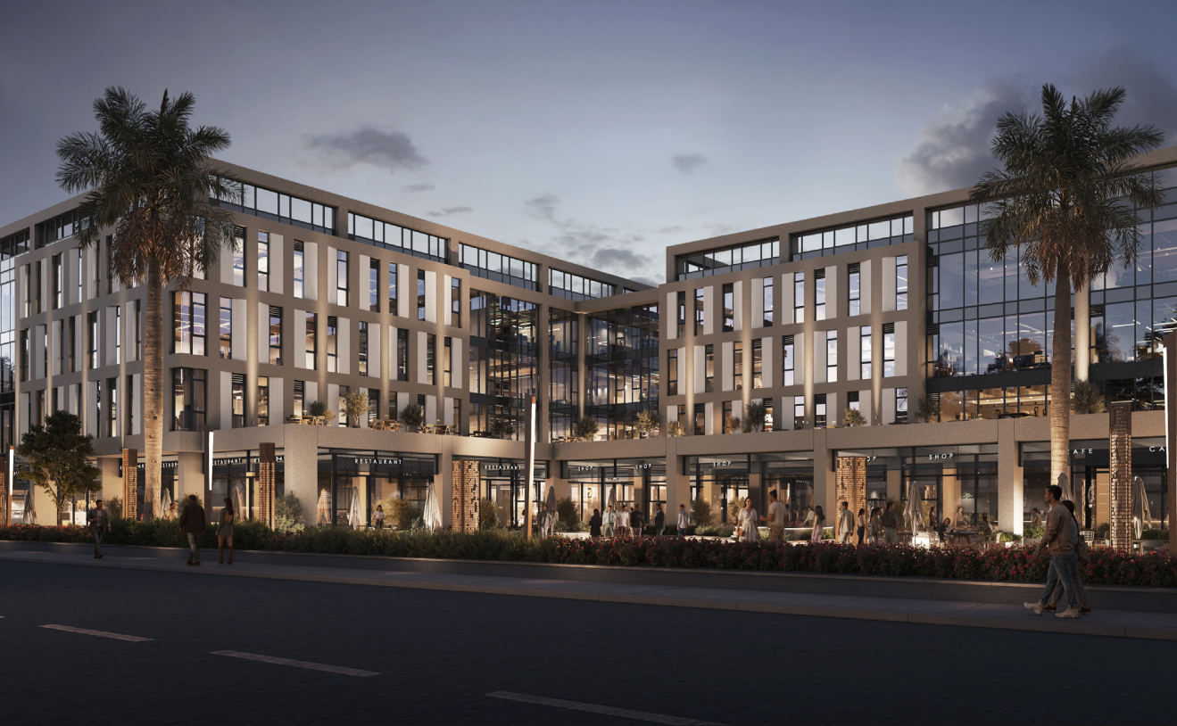 وحدة إدارية للبيع في سولانا إيست ستريب – أورا | 64–71 م² + شرفة 9 م² | بدون تشطيب