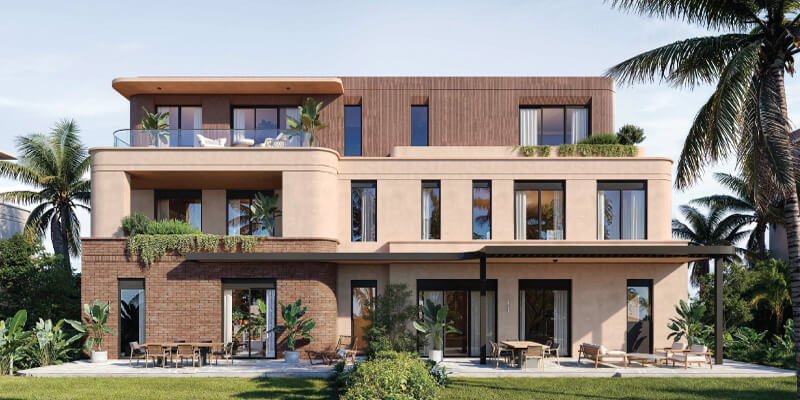 Fully finished Apartment with terrace for sale in Crescent walk – Marakez with installments