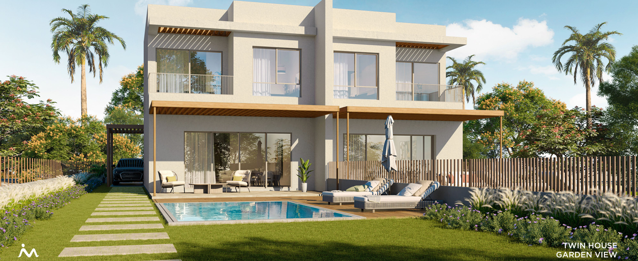 توين هاوس للبيع في قرية ماكادينا مكادي مساحة ا  144 م