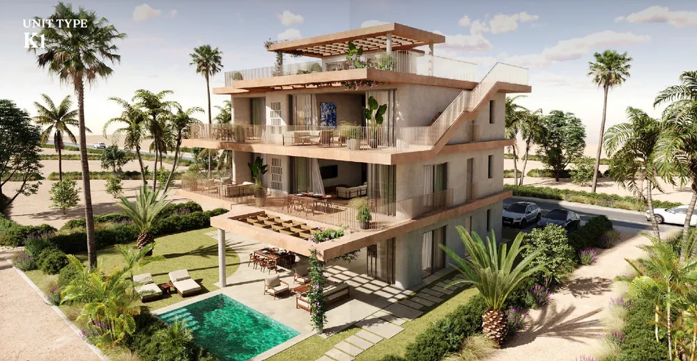 شاليه للبيع في قرية رملة – الساحل الشمالي | تشطيب كامل