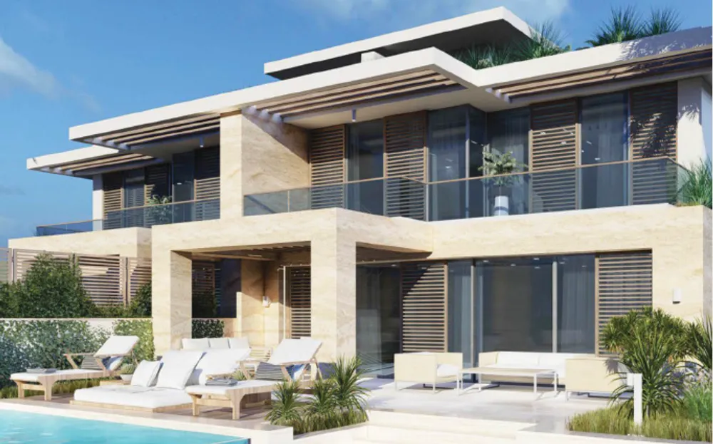 توين هاوس للبيع في مشروع ساوث ميد – الساحل الشمالي | تشطيب كامل