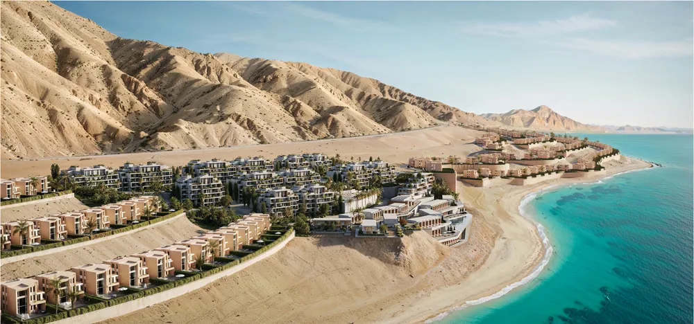 إستوديو للبيع في كوفايا – العين السخنة – تشطيب كامل – مساحة 56م² + شرفة 5م²