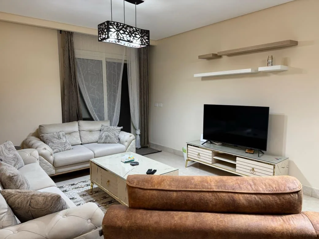 Best Price Fully Furnished Ground Floor Apartment with Garden for Rent in 90 Avenue – New Cairo