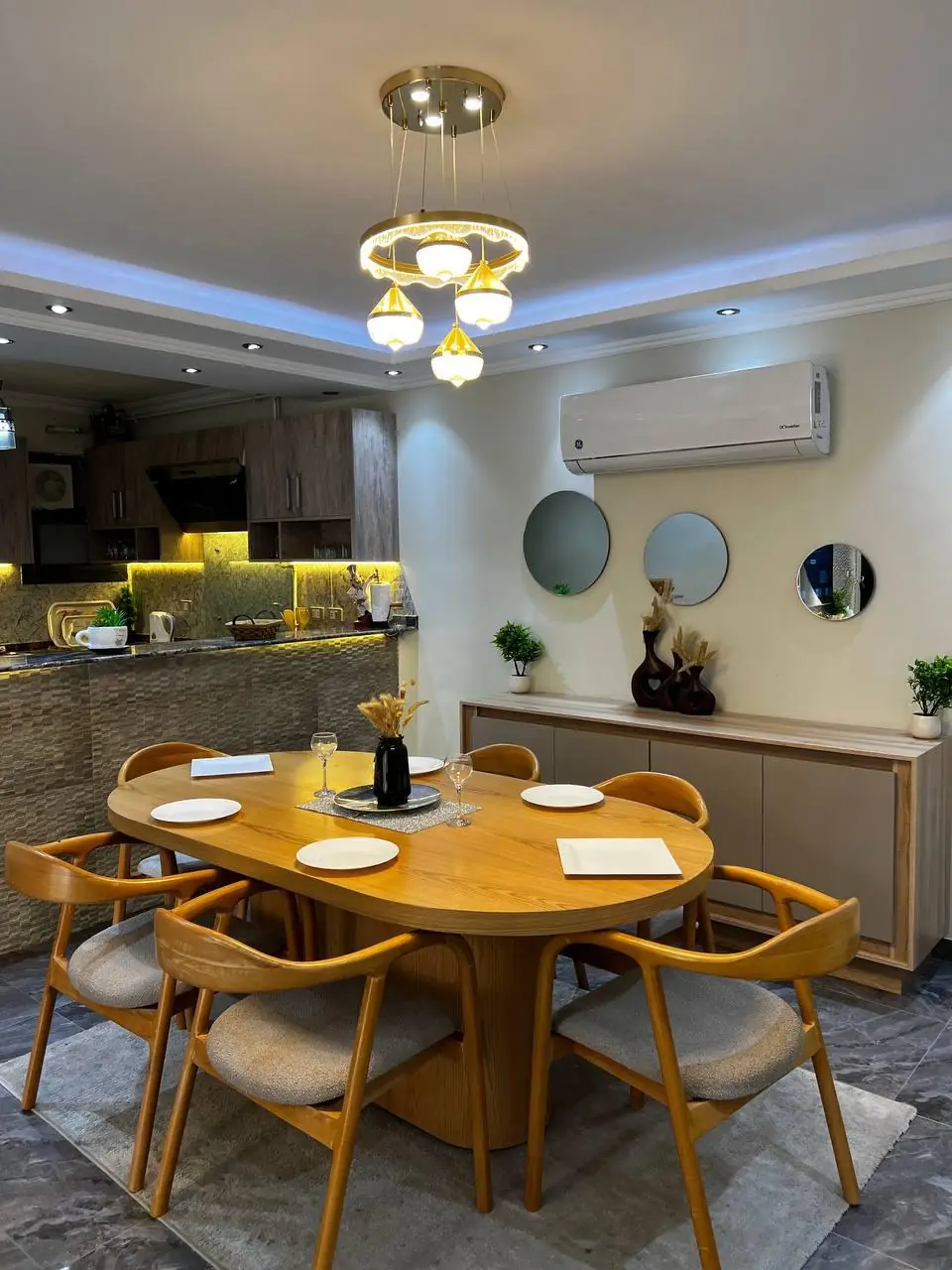 Luxury furnished apartment for rent in Azad 150sqm