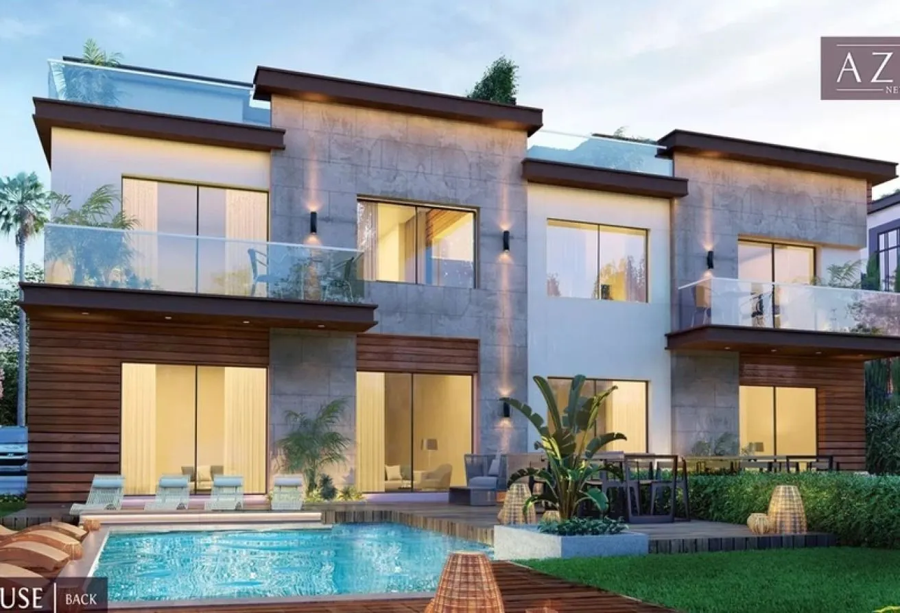 266 sqm Townhouse for Sale in ازار 1 القاهرة الجديدة | 3 Beds | URE