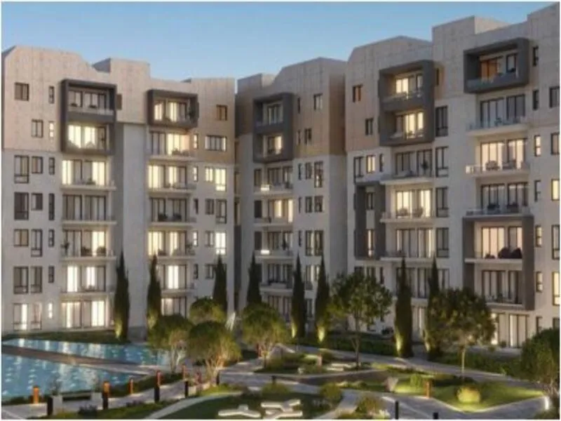 Apartment for sale in Bloomfields featuring a prime location within the compound on a typical floor, semi-finished and ready to move