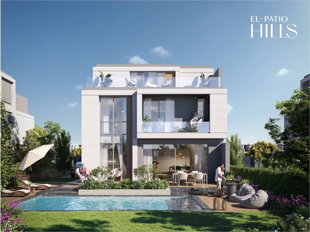 Townhouse for sale in El Patio Hills Compound – New Cairo
