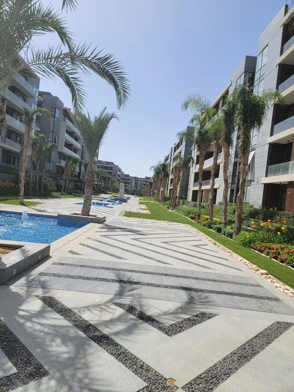 164 sqm Apartment for Monthly Rent in الباتيو أورو New Cairo | 3 Beds | Premium Finish