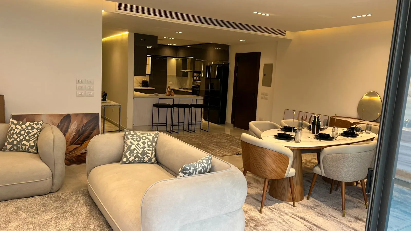 Furnished Apartment for Rent in Lake View Residence New Cairo with Private Pool and Lake View
