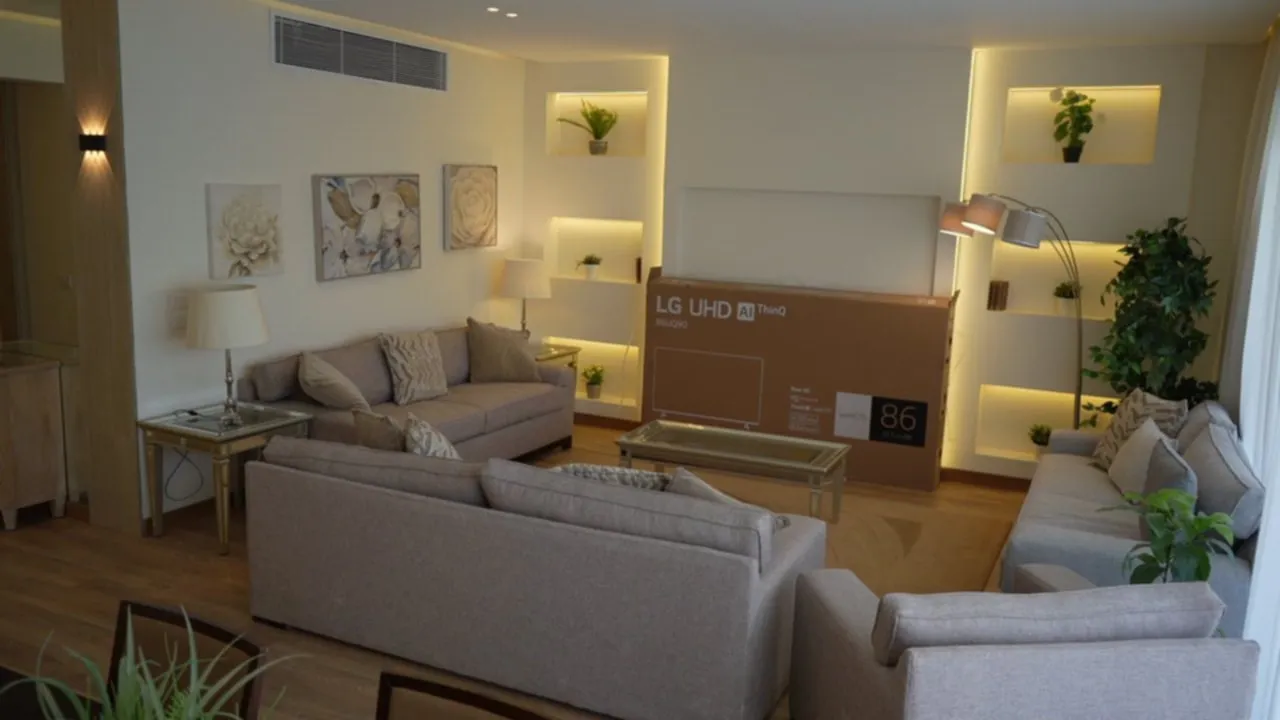 Rent A Furnished Penthouse with Pool in Lake View