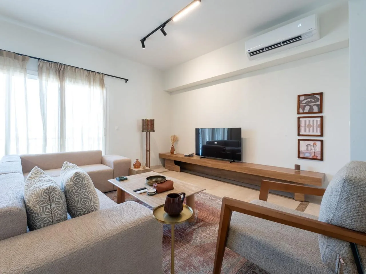First use furnished apartment for rent in Mivida-150 meter
