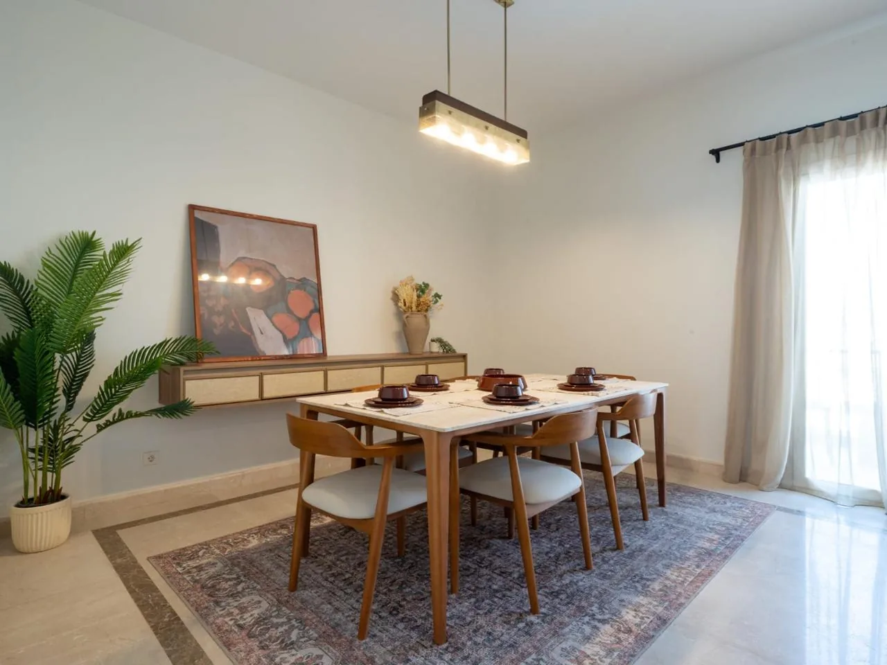 First use furnished apartment for rent in Mivida-150 meter
