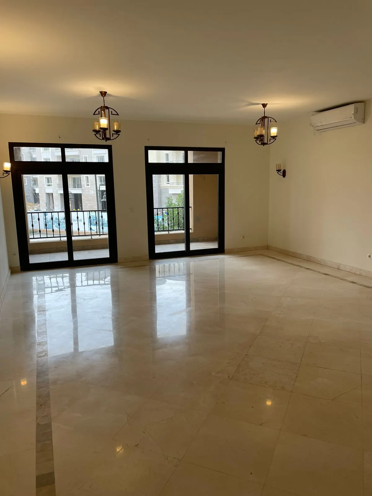 3 Bedrooms apartment kitchen and ACs in Mivida