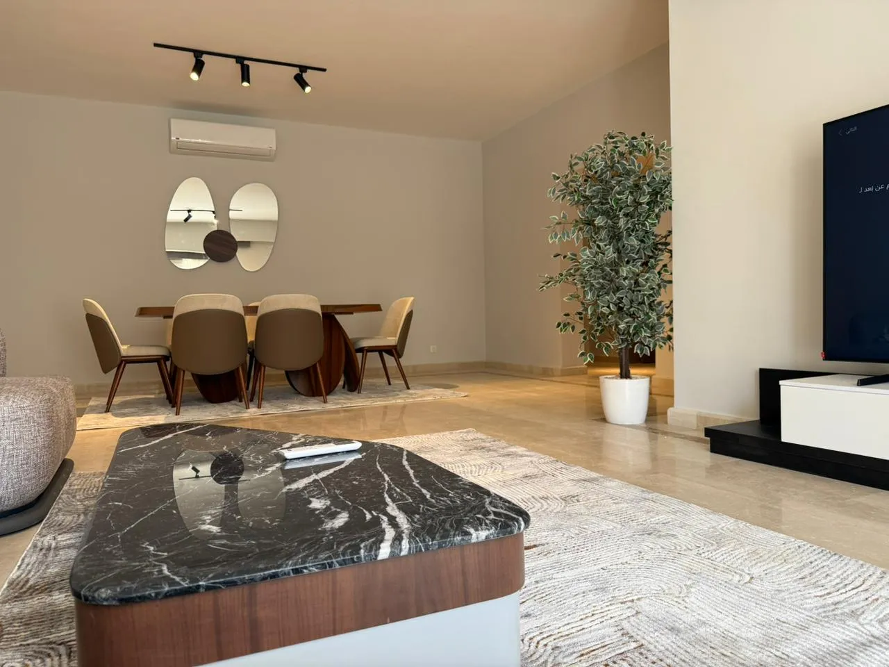 Luxury Furnished apartment for rent in Mivida 233m