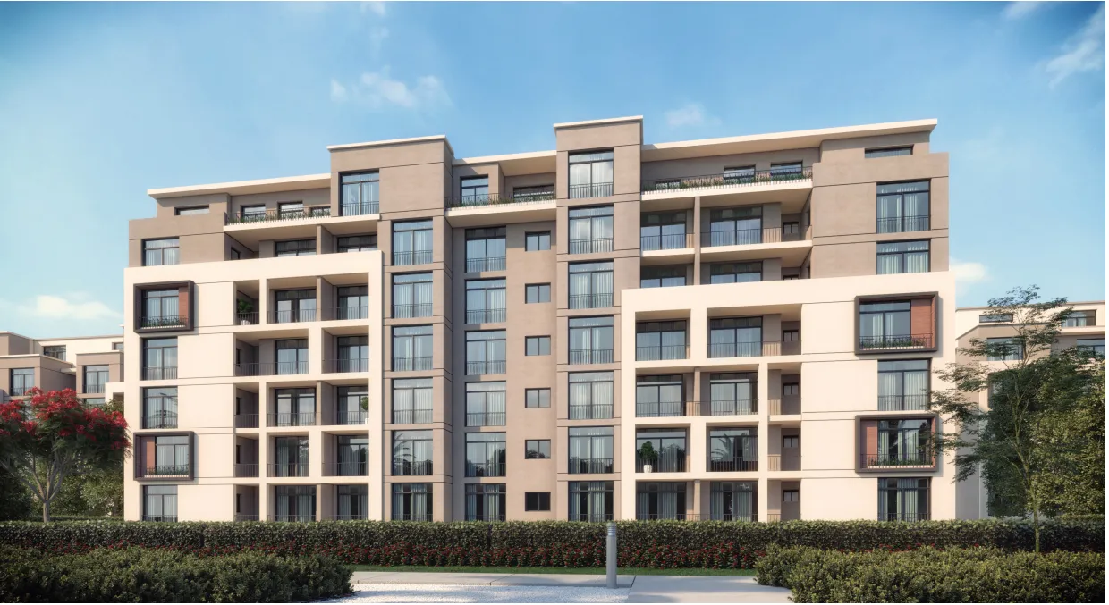 Apartment for sale in Sarai, 1 bedroom, New Cairo 69 m