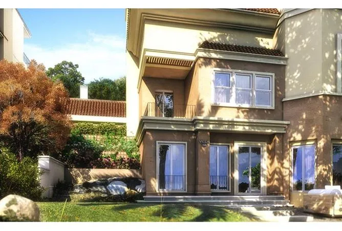 212 sqm Villa for Sale in Sarai New Cairo | S Villa Shia | 60 sqm Garden