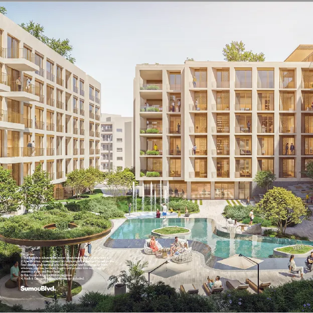 Fully Finished Apartment for Sale in Smo Boulevard Mostakbal City 60 M