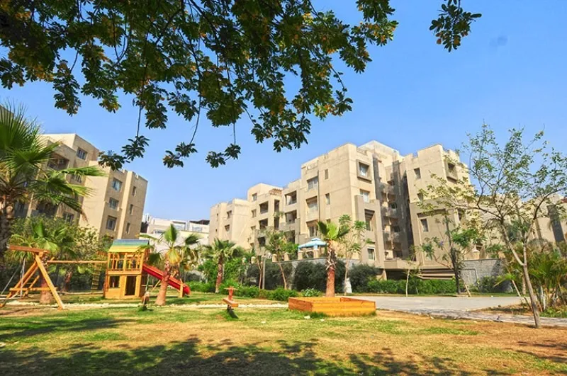 Semi furnished apartment For rent In the village