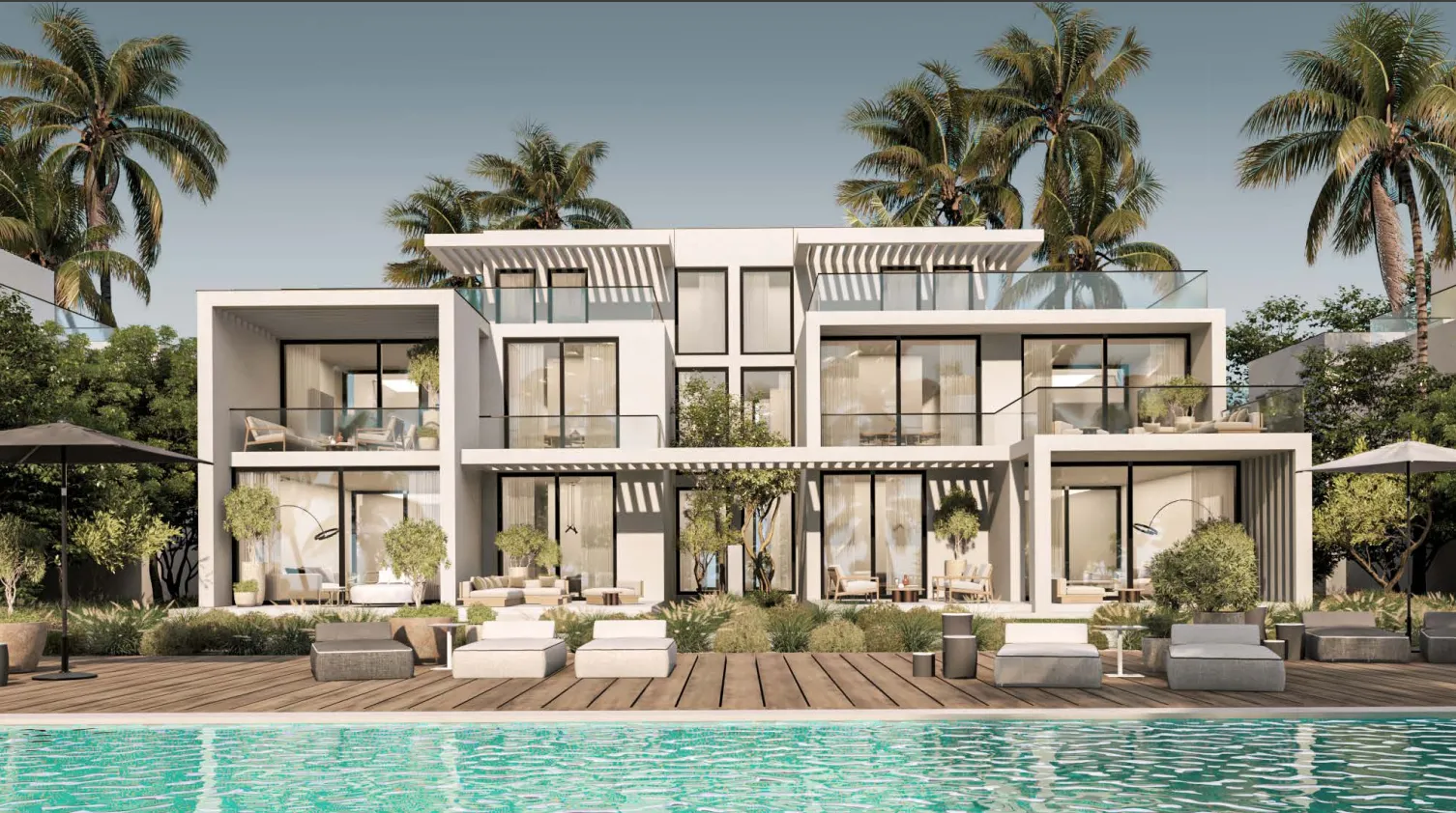 147 sqm Chalet for Sale in The Village Gate North Coast | 2 Beds | Beachfront
