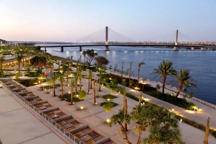 المشروعات الترفيهية والخدمية في مدينة أسوان الجديدة